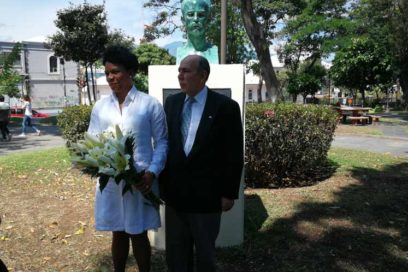 Vicepresidenta cubana rinde homenaje a José Martí en Costa Rica (+Fotos)