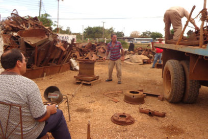 Movimiento sindical cubano avanza en la recuperación de chatarra ferrosa