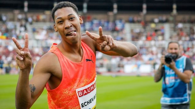 Juan Miguel Echevarría este domingo en Estocolmo.