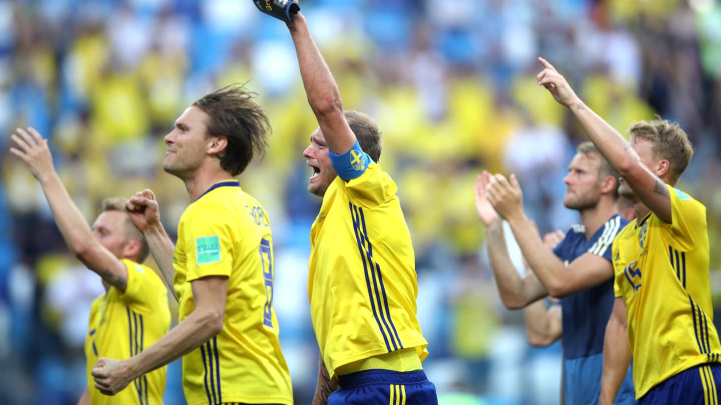 Los suecos festejaron su primer triunfo en Rusia 2018. Foto: fifa.com