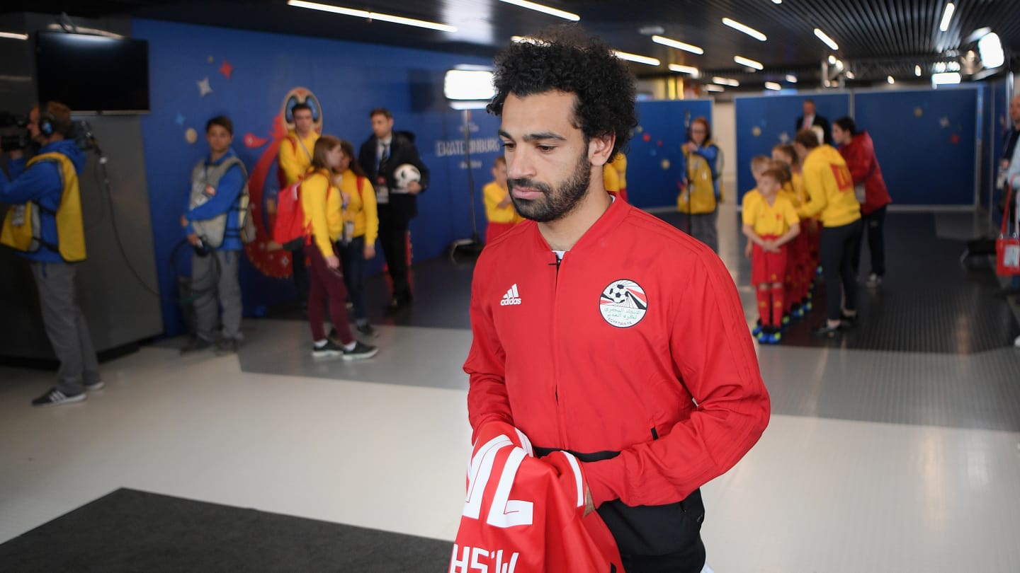 Mohamed Salah no pudo alinear en el partido inaugural por Egipto. Foto: fifa.com