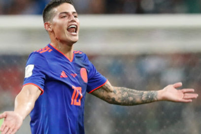 James lidera a Colombia