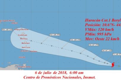 Beryl se convierte en el primer huracán de la temporada