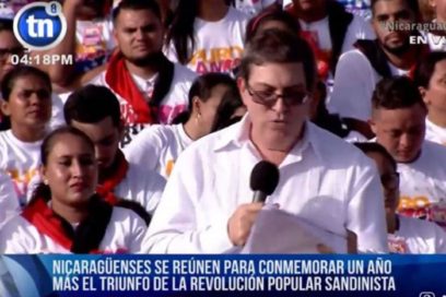 Reitera Cuba invariable apoyo y solidaridad con Nicaragua