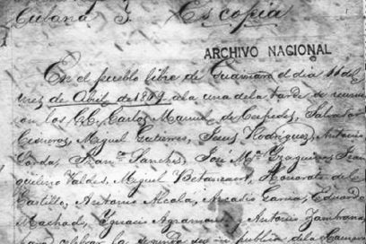 La práctica constitucional mambisa