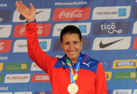 Arlenis Sierra, primera campeona de los Juegos Centroamericanos y del Caribe. Foto: Omara García Mederos.