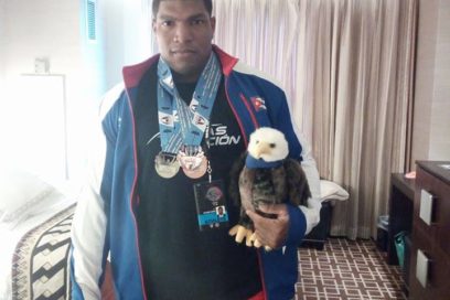 Columbié, dos platas en la palanqueta