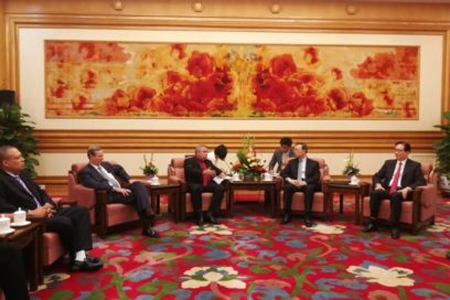 Alto dirigente partidista chino recibe a secretario general de la CTC