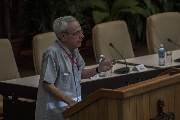 Eusebio Leal Spengler, miembro del Comité Central del Partido Comunista de Cuba y director de la Oficina del Historiador de la Ciudad de La Habana. Foto: René Pérez Massola