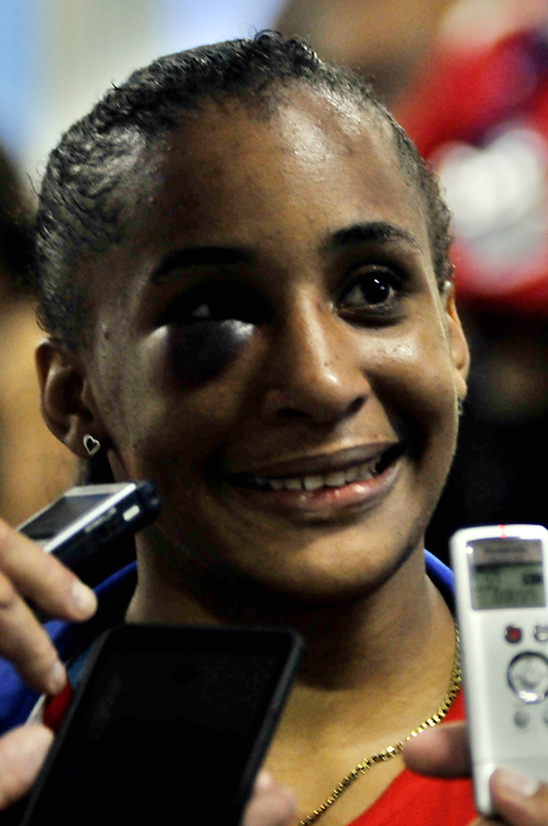 Lianna Montero (57 kg) , campeona de los Juegos Centroamericanos y del Caribe en Barranquilla. Foto: José Raúl Rodríguez Robleda.