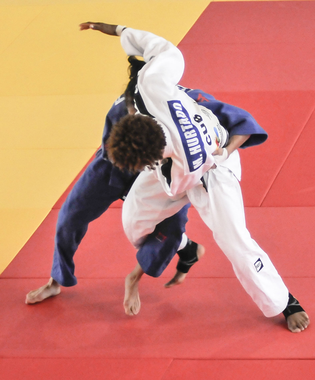 Melisa Hurtado en la final contra Edna Carrillo. Foto: José Raúl Rodríguez Robleda.