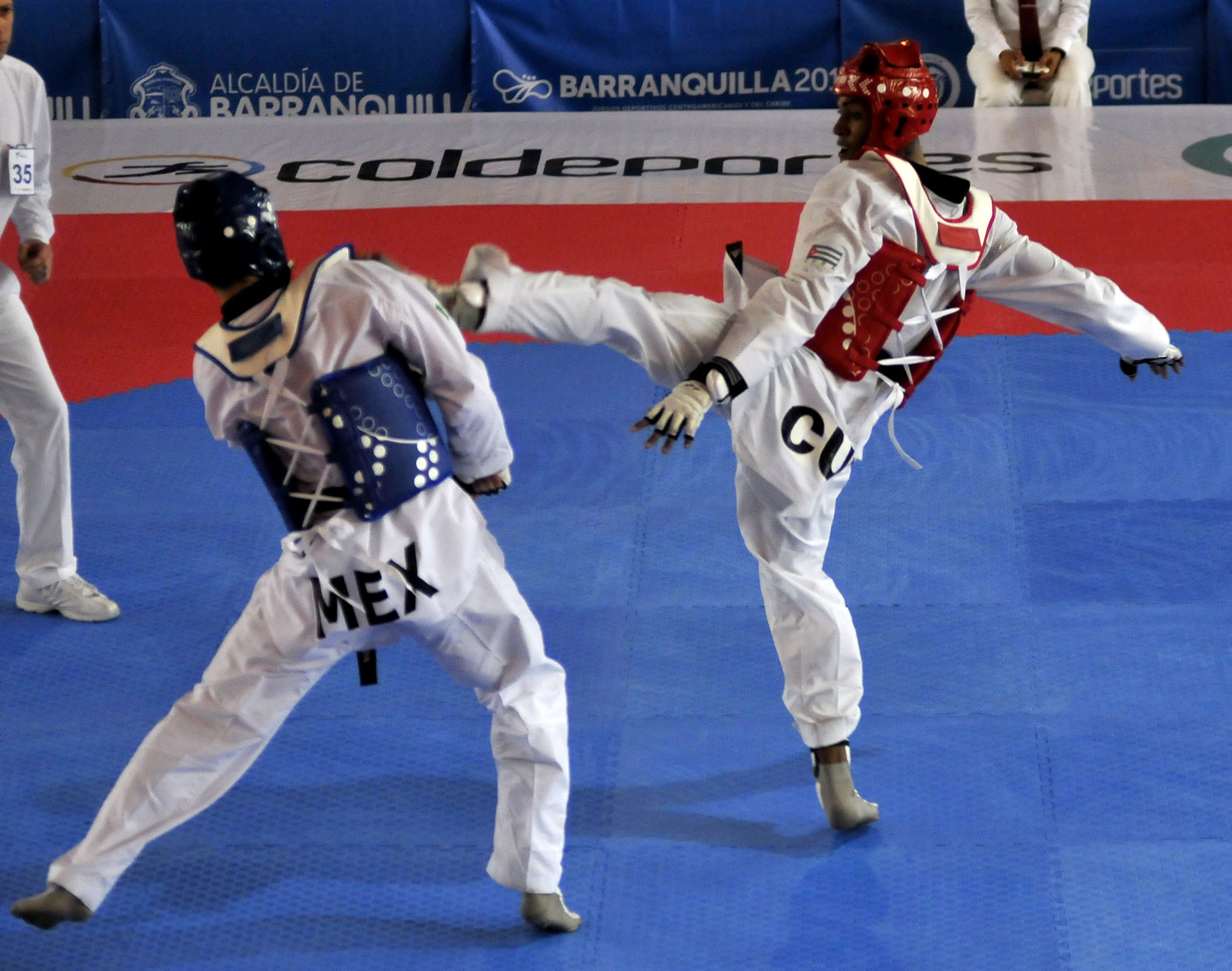 José Cobas, uno de los campeones cubanos en taekwondo. Foto: José Raúl Rodríguez Robleda,