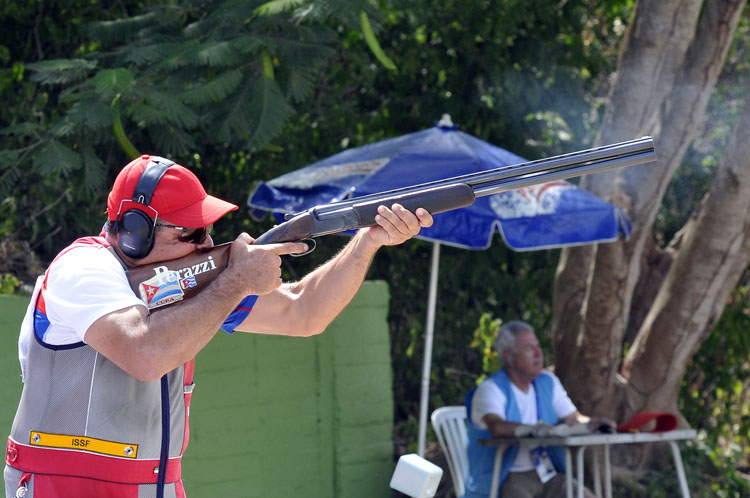 Los tiradores de skeet de Cuba lucharán por medallas. Foto José Raúl Rodríguez Robleda