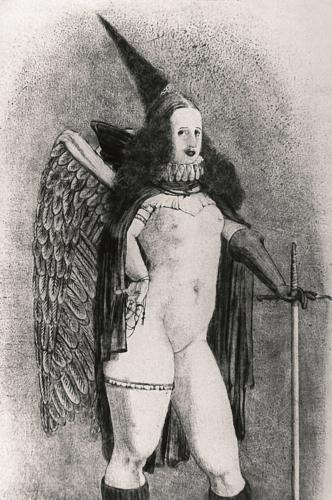 La coqueta VIII, 1998, grabado sobre plástico, 1200 x 800 mm