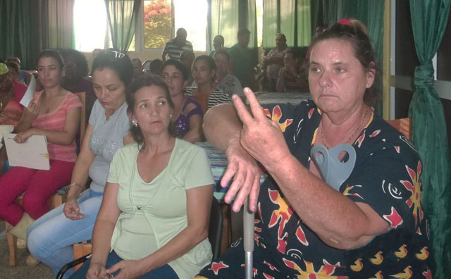 Aleida Crego propuso que se evalúe la posibilidad de analizar en el Congreso sindical las edades requeridas para la jubilación. Foto: José Luis Martínez Alejo