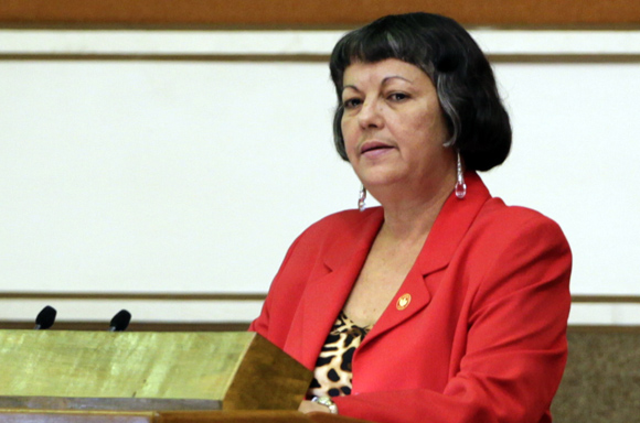 Margarita González Fernández, ministra de Trabajo y Seguridad Social.