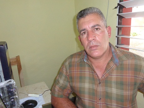 Julio Morales Verea, secretario general de la Central de Trabajadores de Cuba (CTC) en Villa Clara.