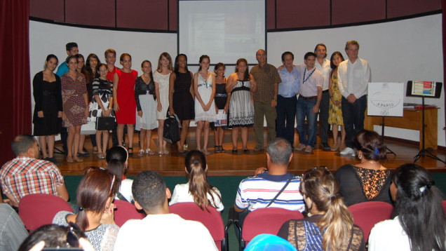 Jóvenes talentos en el Primer Concurso Nacional de Clarinete. Foto: AHS.