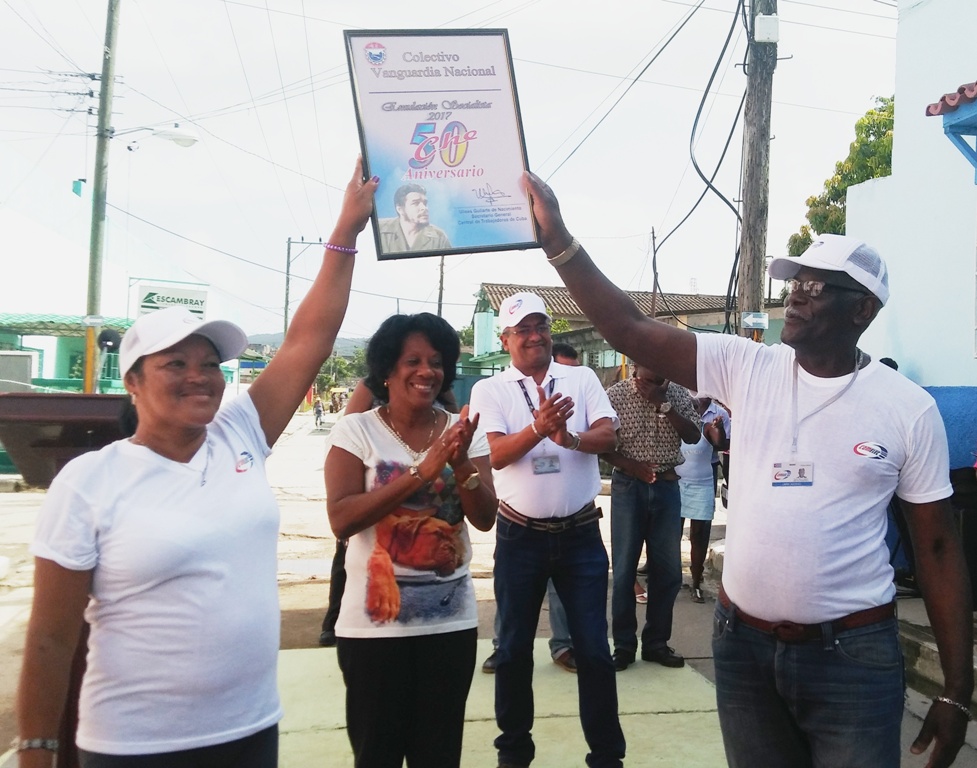 COMELEC Matanzas ratificó la condición de Vanguardia Nacional. Foto: Noryis