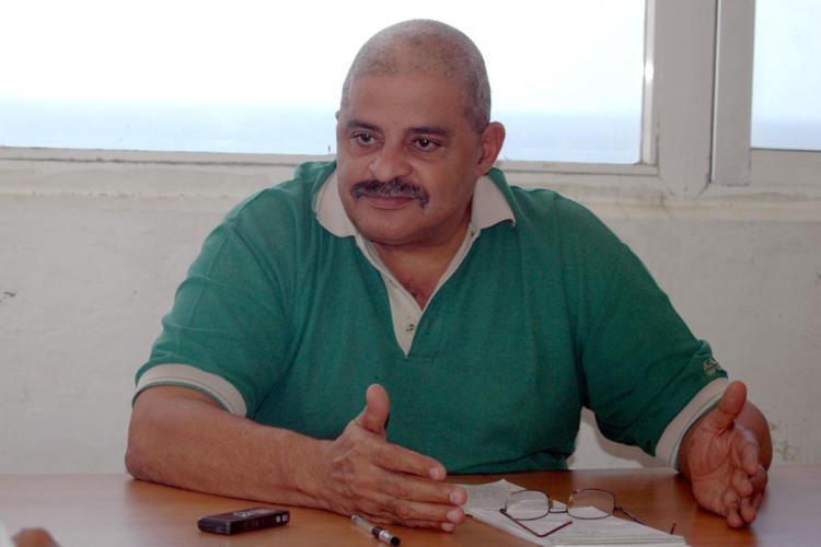 Luis Castanedo Smith, máximo dirigente del movimiento sindical cubano en la capital del país.