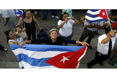 End of U.S Blockade Against Cuba is Demanded in Streets of Miami