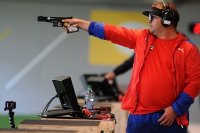 1-2 cubano en pistola tiro rápido