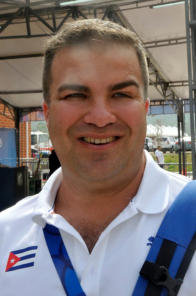 Leuris Pupo, campeón olímpico de Londres 2012, en la Villa Centroamericana. Foto: José Raúl Rodríguez Robleda