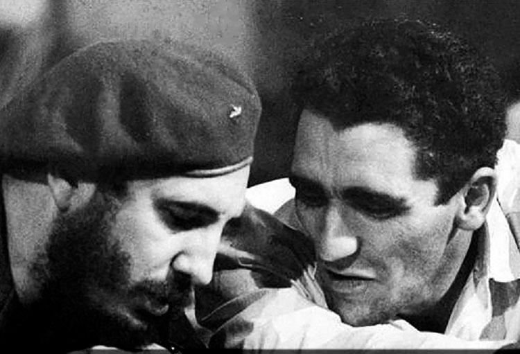 Con Reinaldo Castro en el Primer. Encuentro Nacional de Emulación, 6 de marzo de 1964.