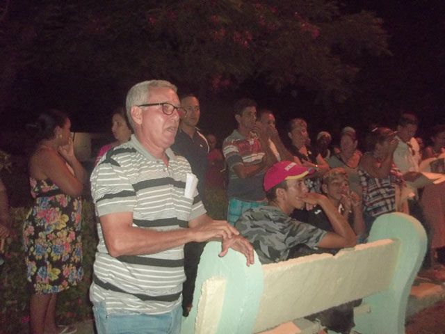 “Apoyamos incondicionalmente el Proyecto de nuestra constitución socialista”, dijo Raúl Brito. Foto: José Luis Martínez Alejo