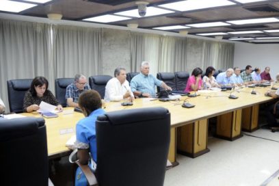 Díaz-Canel examinó opciones del verano