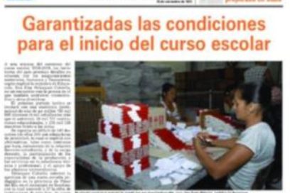 Lunes 27 de agosto de 2018