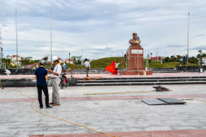 Avanzan obras de plaza Fidel Castro en centro de Vietnam