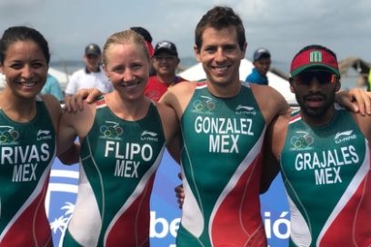 México barre en triatlón