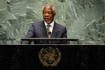 Muere el ex secretario general de la ONU Kofi Annan