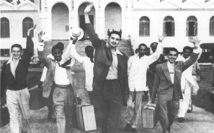 Salida de prisión. Foto: Oficina de Asuntos Históricos del Consejo de Estado