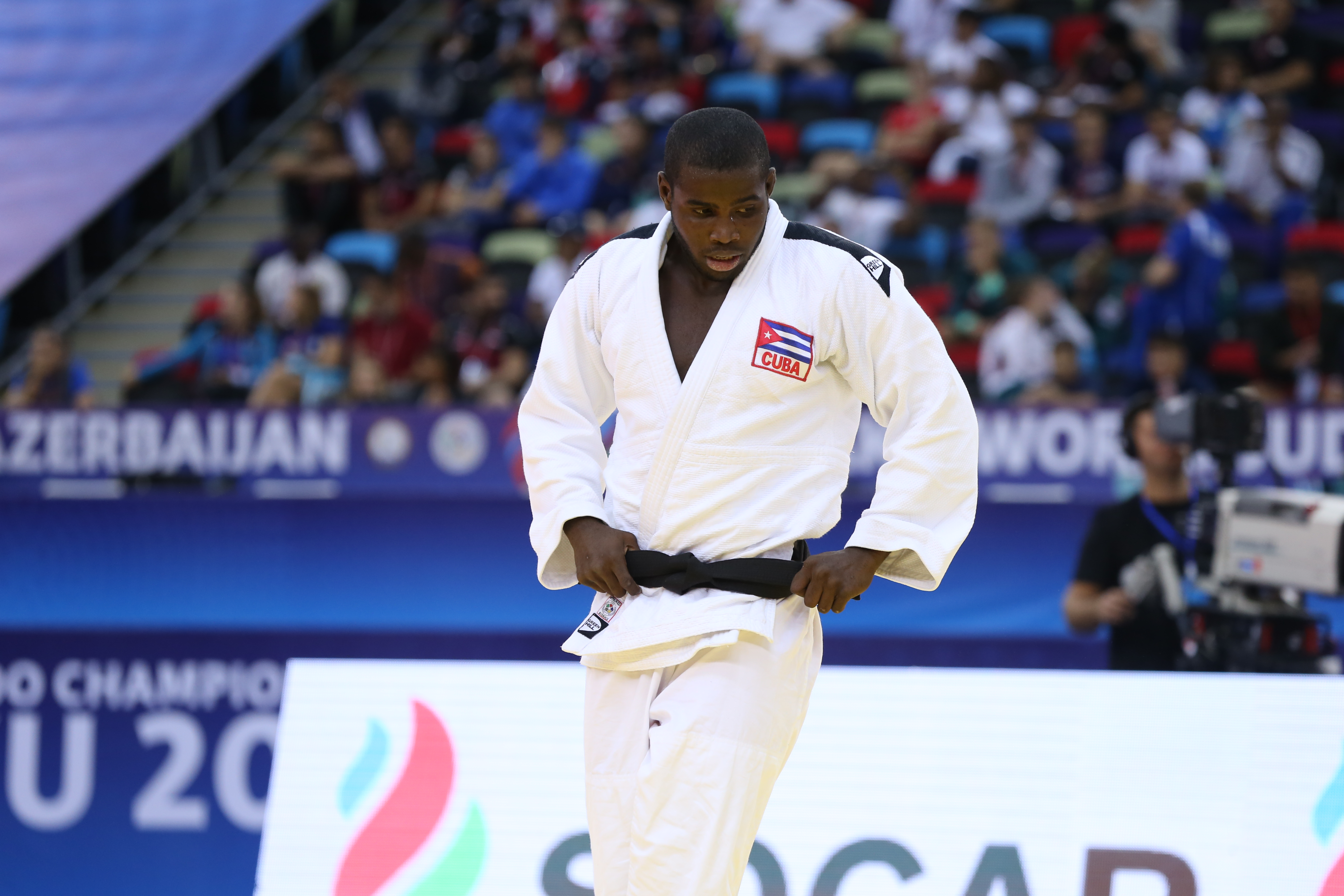 Iván Silva ya está en la semifinal mundial de los 90 kilogramos. Foto: Emanuele Di- Feliciantonio.