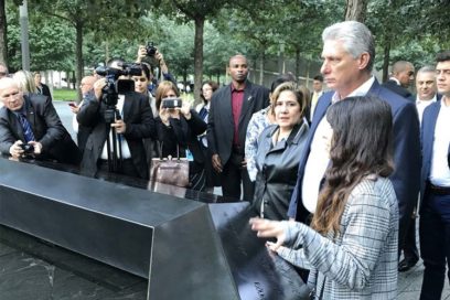Cuban President Pays Tribute to Victims of New York Terror Attack