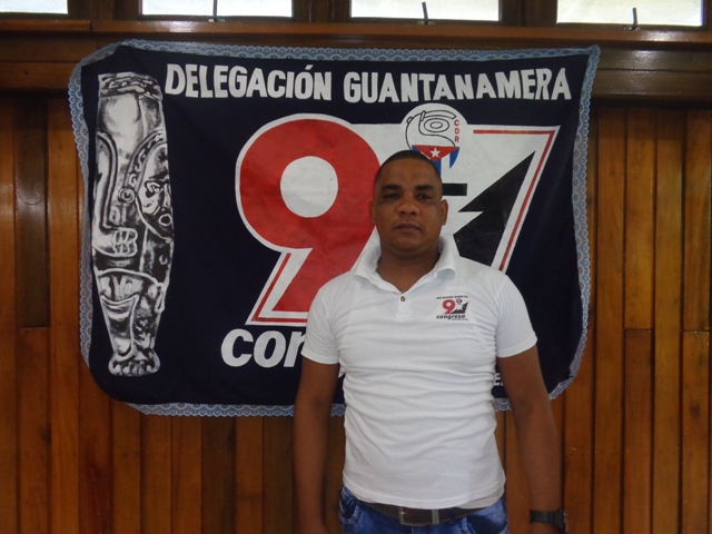 Delegado guantanamero Congreso CDR