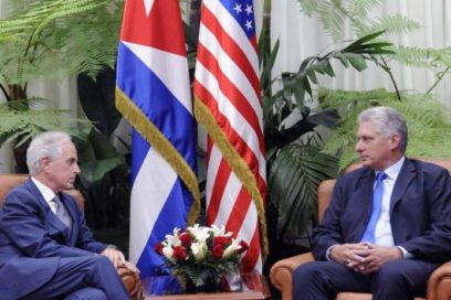 Recibió Díaz-Canel al Presidente del Comité de Relaciones Exteriores del Senado de los Estados Unidos