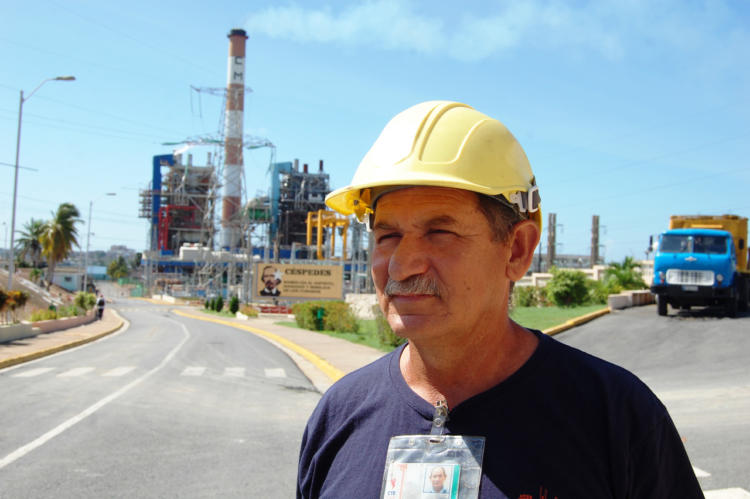 Genaro Márquez, primer delegado directo al XXI Congreso de la CTC elegido en la provincia de Cienfuegos. Foto: Juan Carlos Dorado.