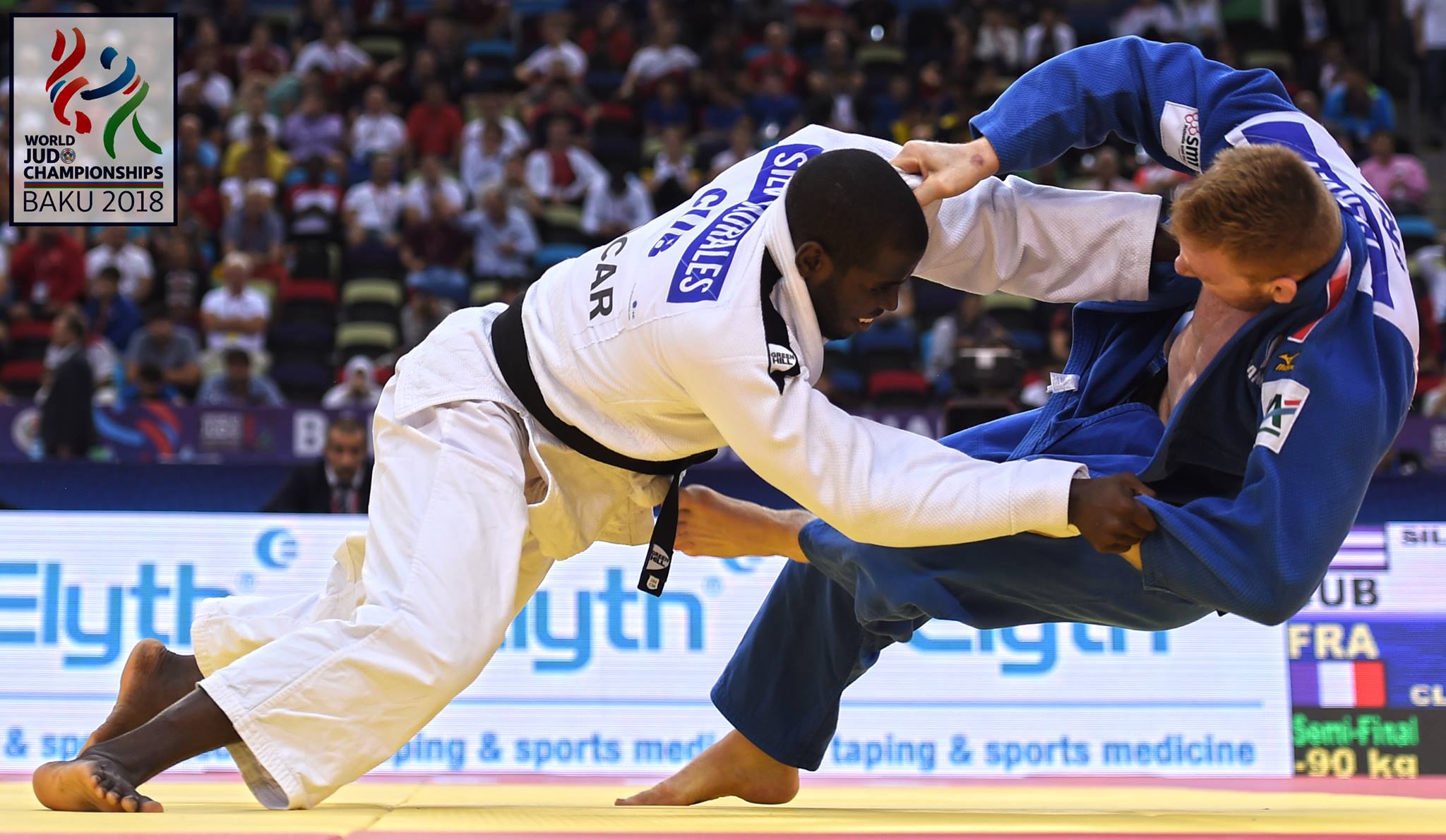 Iván Silva, plata mundial en Bakú 2018. Foto: ijf.org