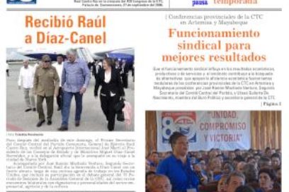 Lunes 1 de octubre de 2018