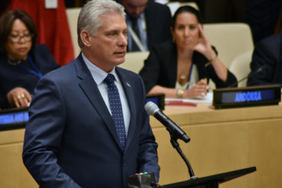 Intervención del Presidente de los Consejos de Estado y de Ministros de Cuba, Miguel Díaz Canel, en la Reunión de Alto Nivel de la Asamblea General de la ONU para celebrar y promover el día internacional para la eliminación total de las armas nucleares