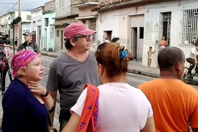 La rumba de gente de pueblo en un documental