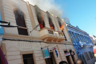 Extinguen incendio en la calle Enramadas de Santiago de Cuba (+Video)