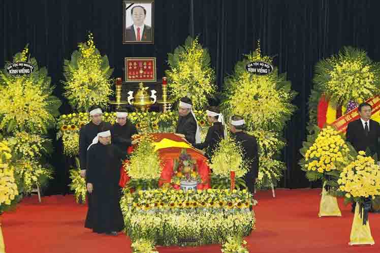 funeral Tran Dai Quang