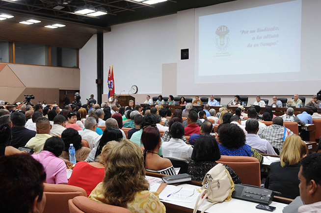 1013-Conferencia del sindicato de trabajadores de la cultura, Foto: Omara García