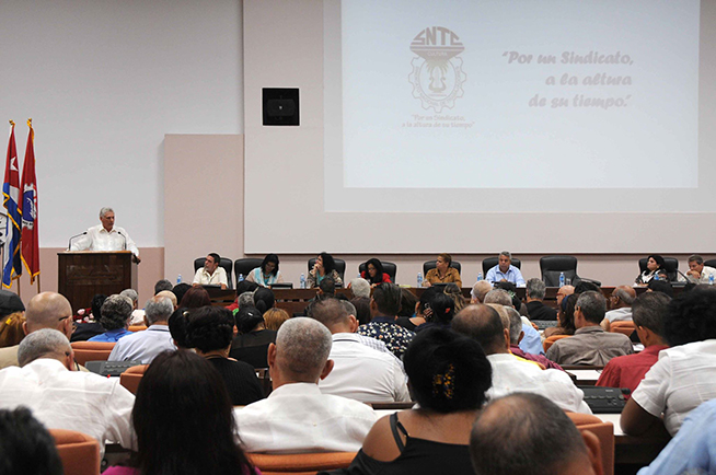 1013-Díaz-Canel en Conferencia del Sindicato de trabajadores de la cultura-9