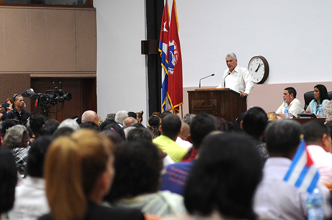 1013-Díaz-Canel en Conferencia del Sindicato de trabajadores de la cultura-6