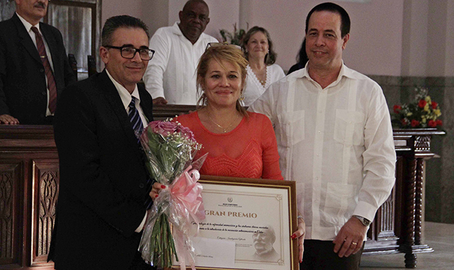 CUBA-LA HABANA- ENTREGAN PREMIOS ANUALES DE SALUD 2018